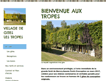 Tablet Screenshot of gites-les-tropes.com